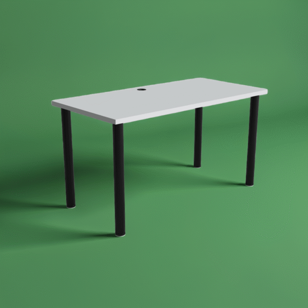 Biurko-do-biura-MARCO-GAME-ONE-PLUS-BIAŁE-edited_4-2 białe biurko na zielonym tle