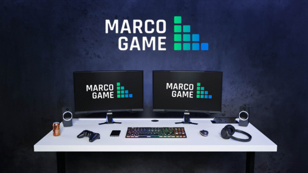 Aranżacja_05_białe_nogi_czarne_04 biały blat, czarne nogi, stanowisko gamingowe