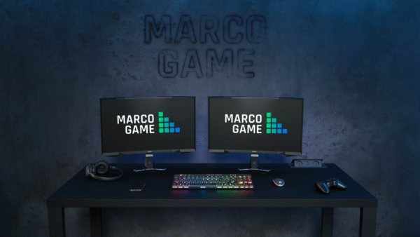 Aranżacja_05_czarne_loft_01 biurko czarne loft, granatowa ściana