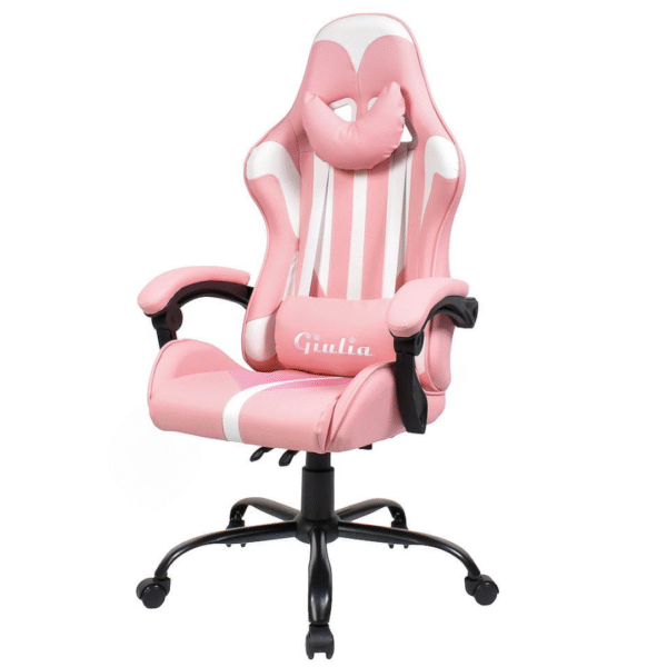 fotel gamignowy różowy Giulia