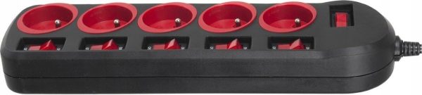 Listwa-zasilajaca-Energy-5-gniazd-1-5-m-czerwona- Listwa-zasilajaca-Energy-5-gniazd-1-5-m-czerwona-