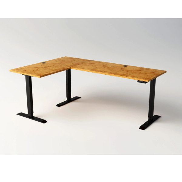 biurko narożne elektryczne obustronne biurko narożne elektryczne obustronne