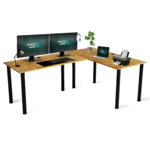 Biurko Narożne Dąb Lancelot MARCO GAME