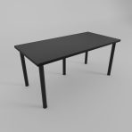 Biurko gamingowe MARCO GAME BIG 160x80cm nogi czarne