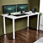 biurko Gamingowe MARCO GAME PRO ONE WHITE aranżacja