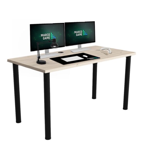 Biurko komputerowe MARCO OFFICE Sosna Bielona