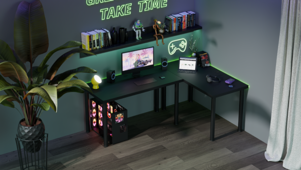 Aranzacja_03_czarne_meblowe_narozne_01.png biurko narożne czarne w pomieszczeniu, wizualizacja