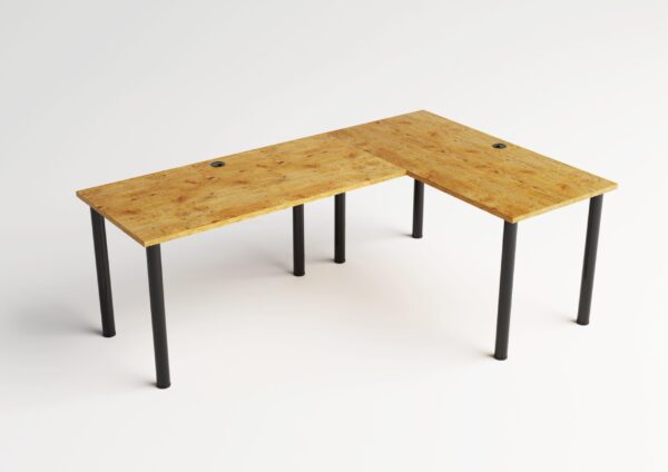 Biurko-Narozne-MARCO-OFFICE-OAK-scaled-1.jpg Biurko Narożne Dąb Lancelot MARCO GAME szare tło