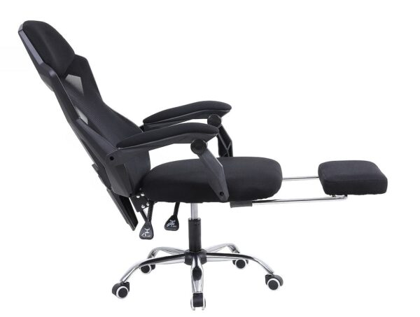 Fotel_gamingowy_gracza_infini_black_p_0-1.jpg ergonomiczny Fotel Gamingowy/Biurowy X z podnóżkiem wysunięte