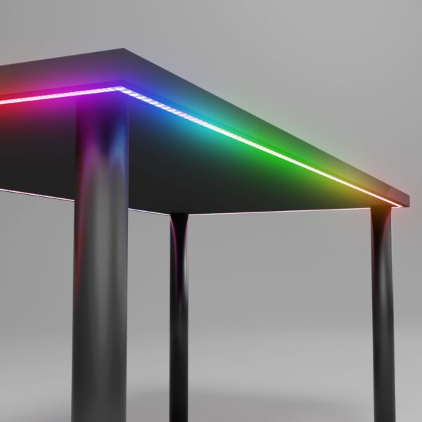 LED_02.jpg led przyklejony pod blatem biurka