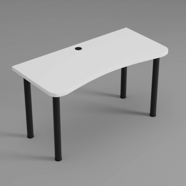 biurko komputerowe MARCO CLASSIC z przepustem białe.png biurko komputerowe MARCO CLASSIC z przepustem białe