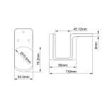 Uchwyt na kubek do biurka MARCO GAME wymiary