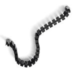 Prowadnica kablowa SPK-226B czarna