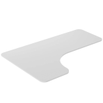 blat narożny do biurka 110x160 biały