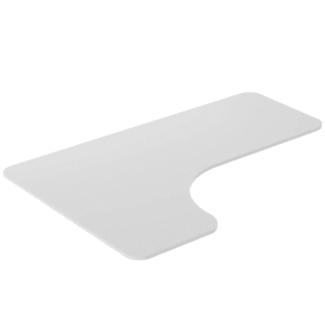 blat narożny do biurka 110x160 biały