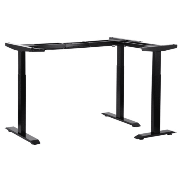 Trzysilnikowy stelaż elektryczny narożny UT04-2T/90 Trzysilnikowy stelaż elektryczny narożny UT04-2T/90 czarny