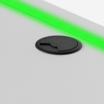 Biurko Gamingowe MARCO ONE LED Biale