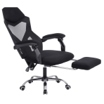 fotel gamingowy z podnóżkiem rozłożony