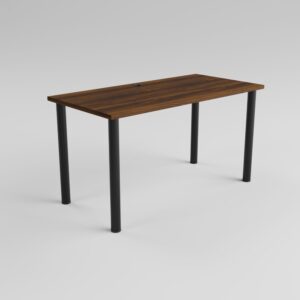 Biurko komputerowe MARCO GAME Orzech szare tło