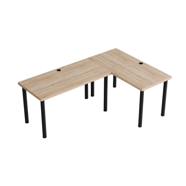 sonoma_czarne_01.png biurko dab Sonoma nogi czarne przepusty bez tła