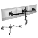 Uchwyt biurkowy na 3 monitory przegubowy MG 3.0