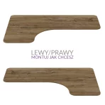 blat narożny w kształcie litery L