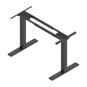 Dwusilnikowy elektryczny stelaż biurka Futuro COMPACT czarny