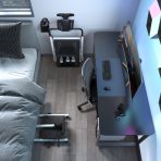 złożony stelaż simracing