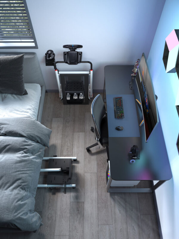 4-2 złożony stelaż simracing