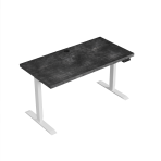 biurko regulowane biały stelaż blat 200x80cm