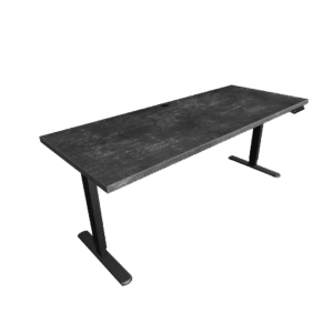 Biurko elektryczne 200cm MARCO GAME Beton Ciemny