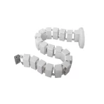 biała prowadnica kablowa