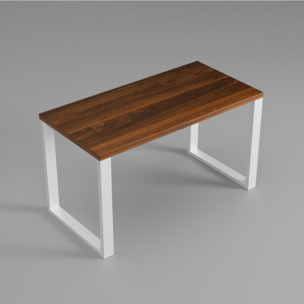 orzech_california_loft_białe_01 biurko industrialne biały stelaż