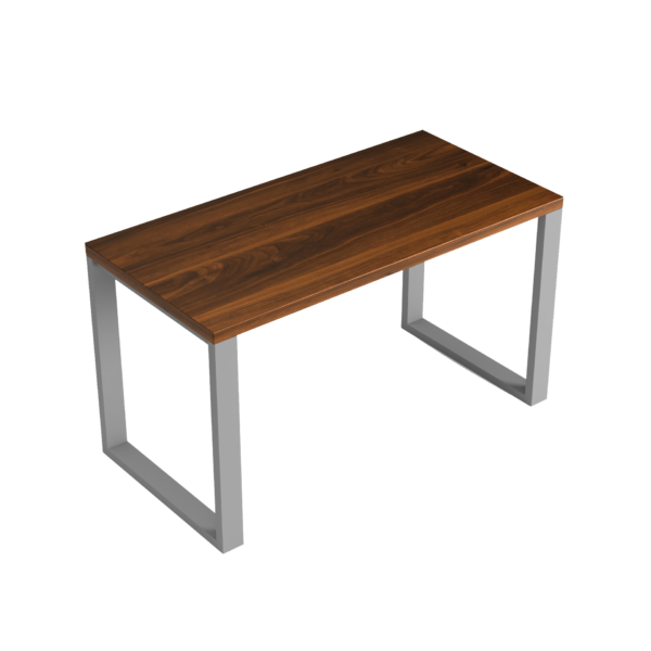 orzech_california_loft_szare_01 biurko loft szary stelaż blat orzech california