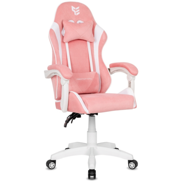Fotel gamingowy ENSO XL ICE PINK ALCANTARA