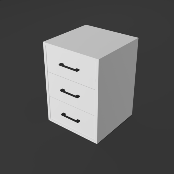 Szafka pod biurko Biała Marco Game 3.3