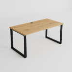 Biurko loftowe Dąb Artisan 140cm 36mm